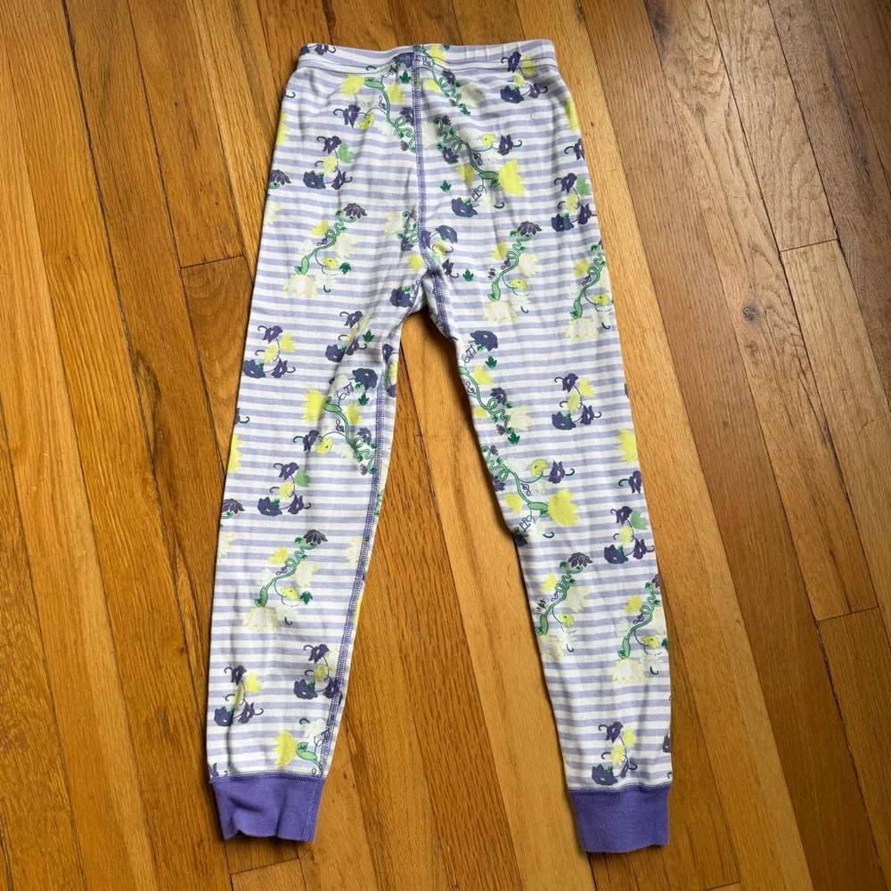 Hanna Andersson Disney purple striped pajama pants